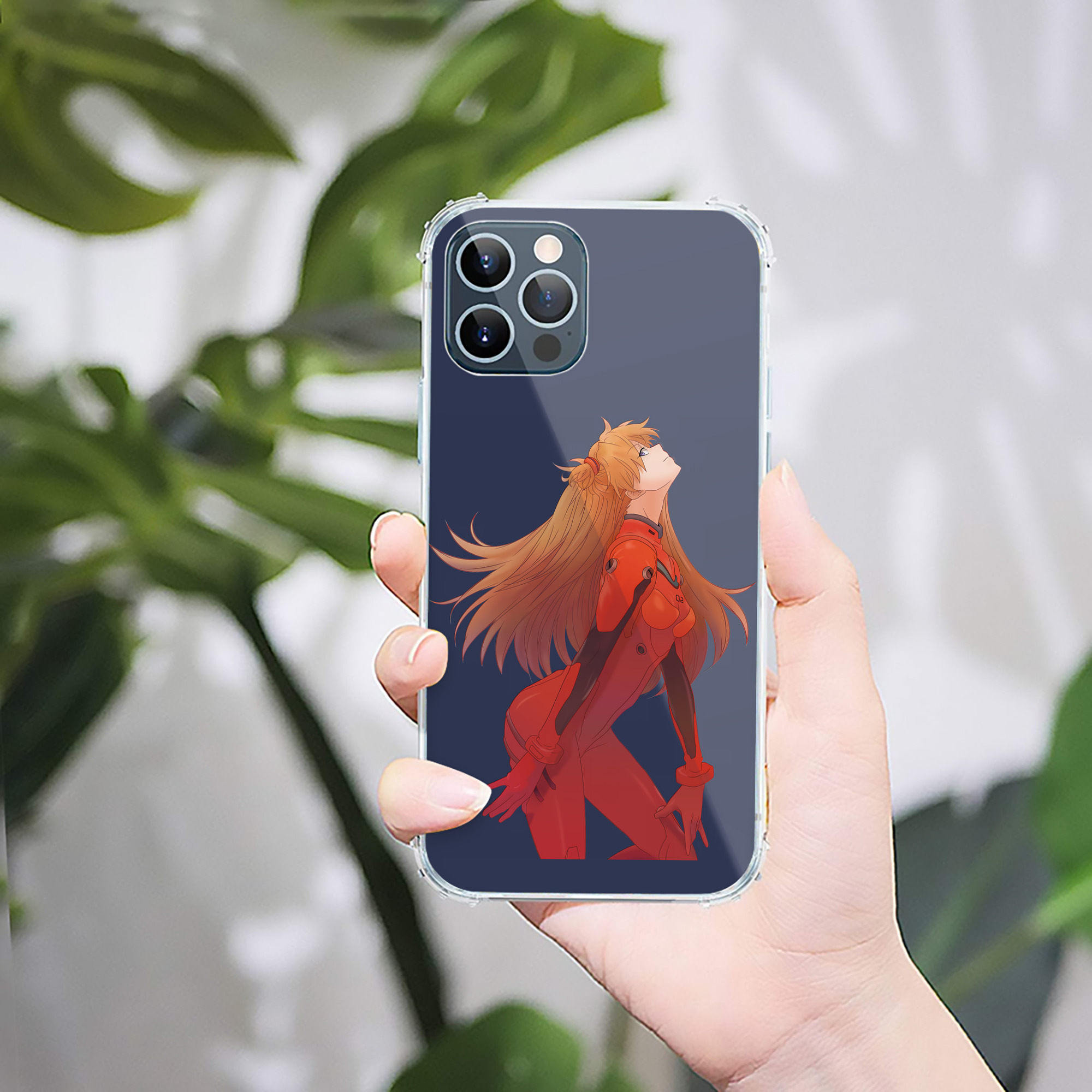 （画像用） EVA 新世紀エヴァンゲリオン 【iPhone 12シリーズ対応】透明スマホケース（クリアソフトケース）